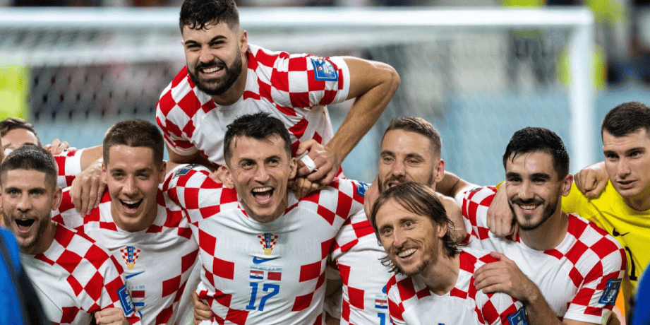 德国国家队与克罗地亚队交锋